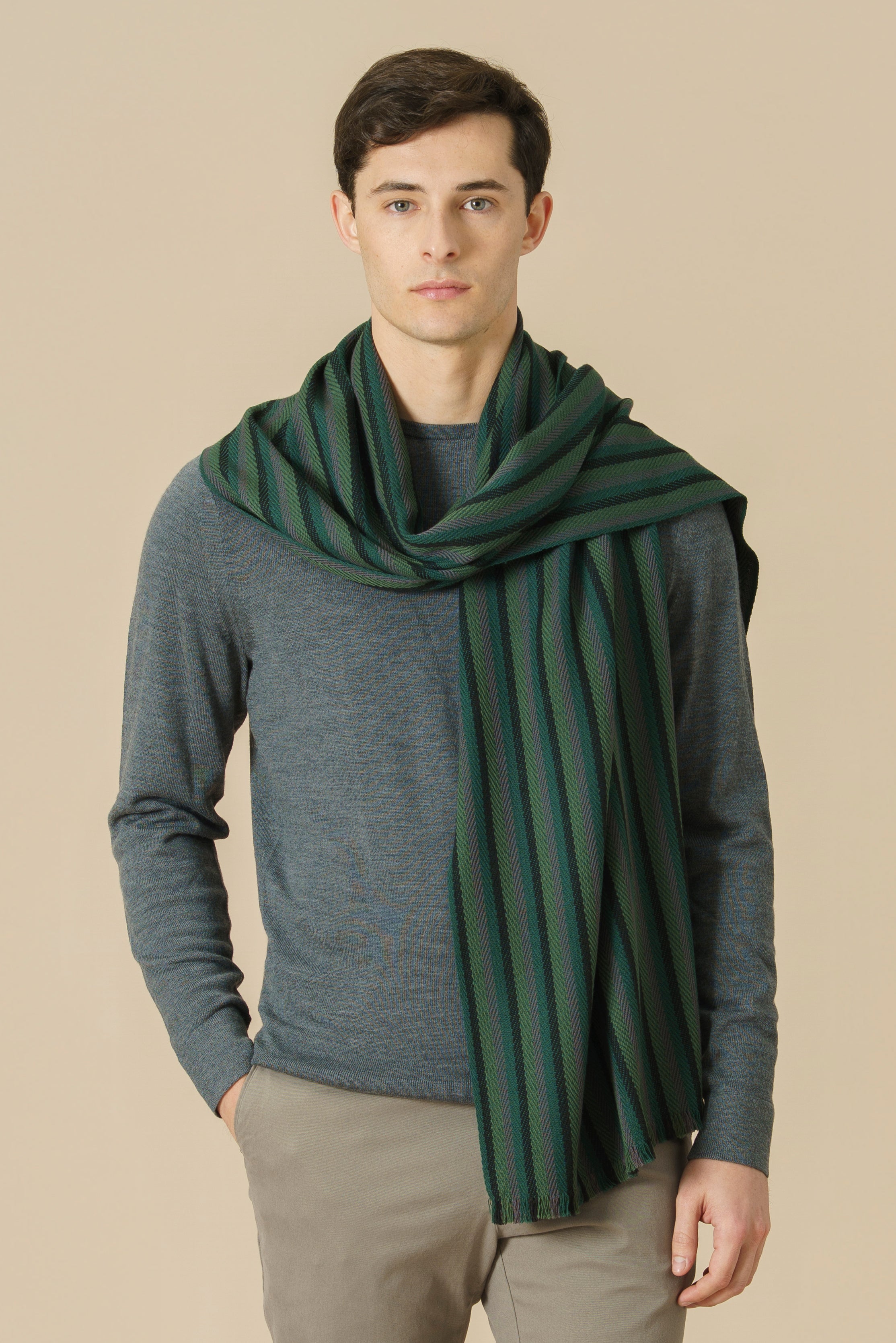 LARÚ STOLE - green