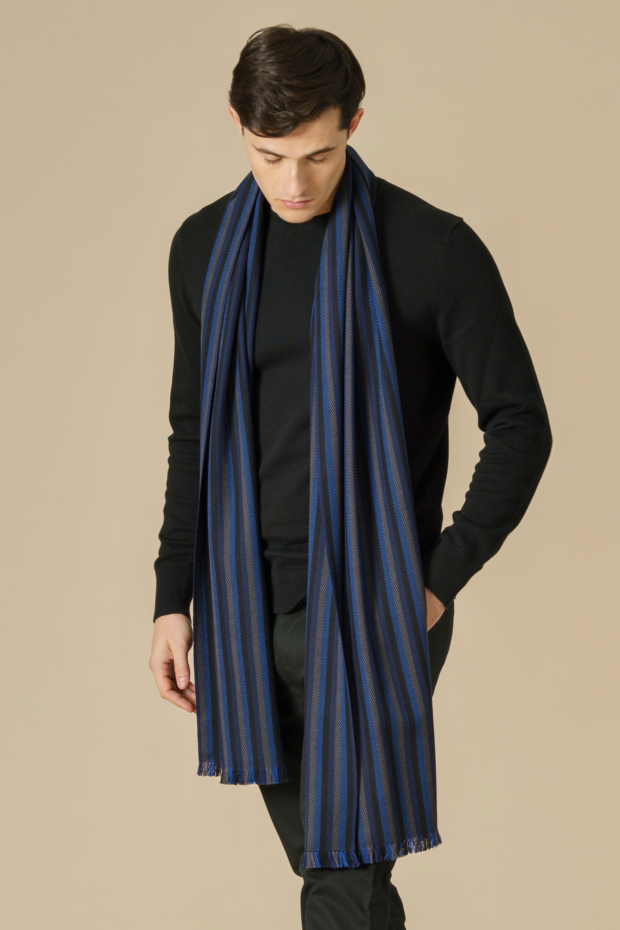 LARÚ STOLE - blue