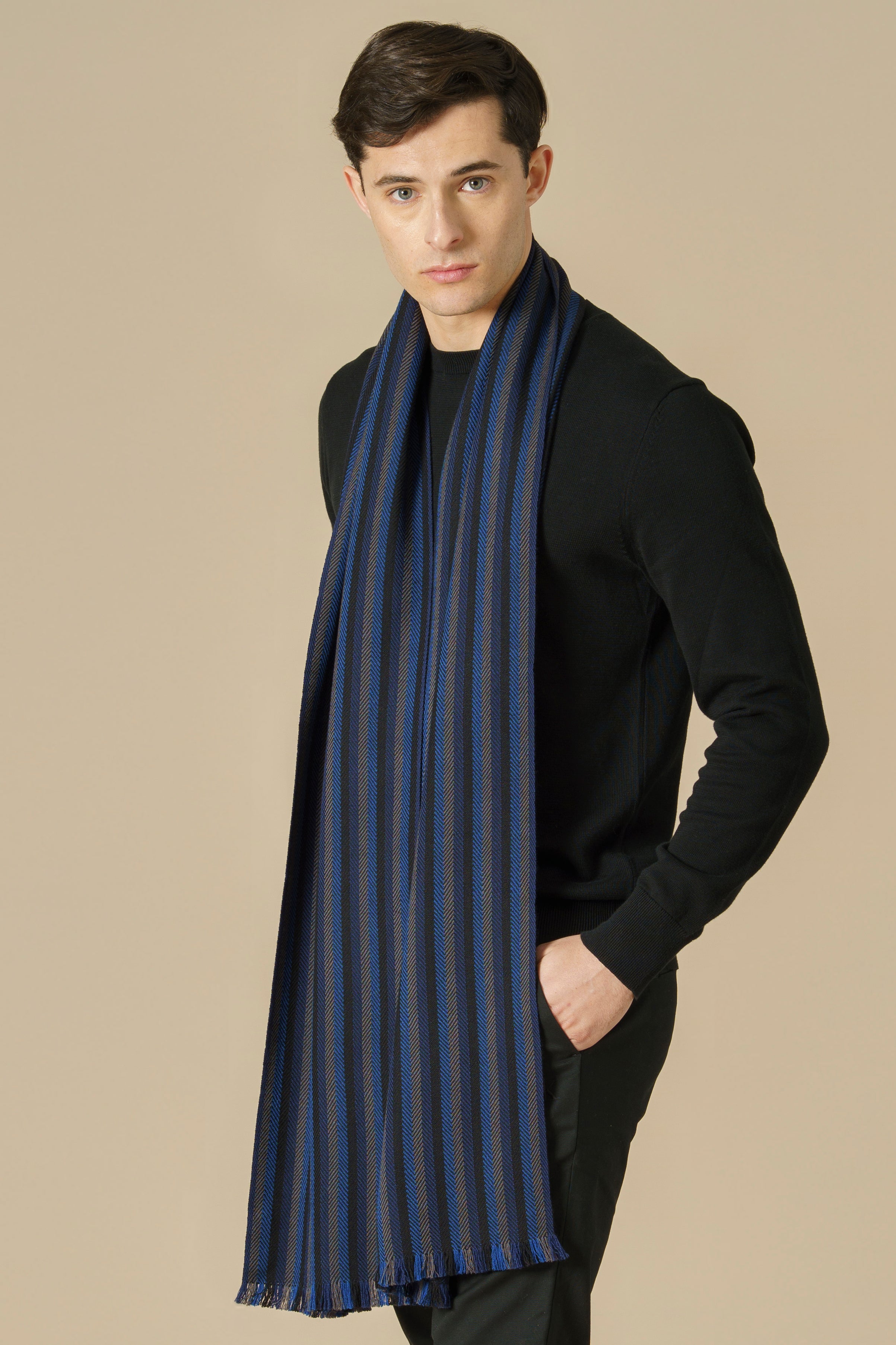 LARÚ STOLE - blue