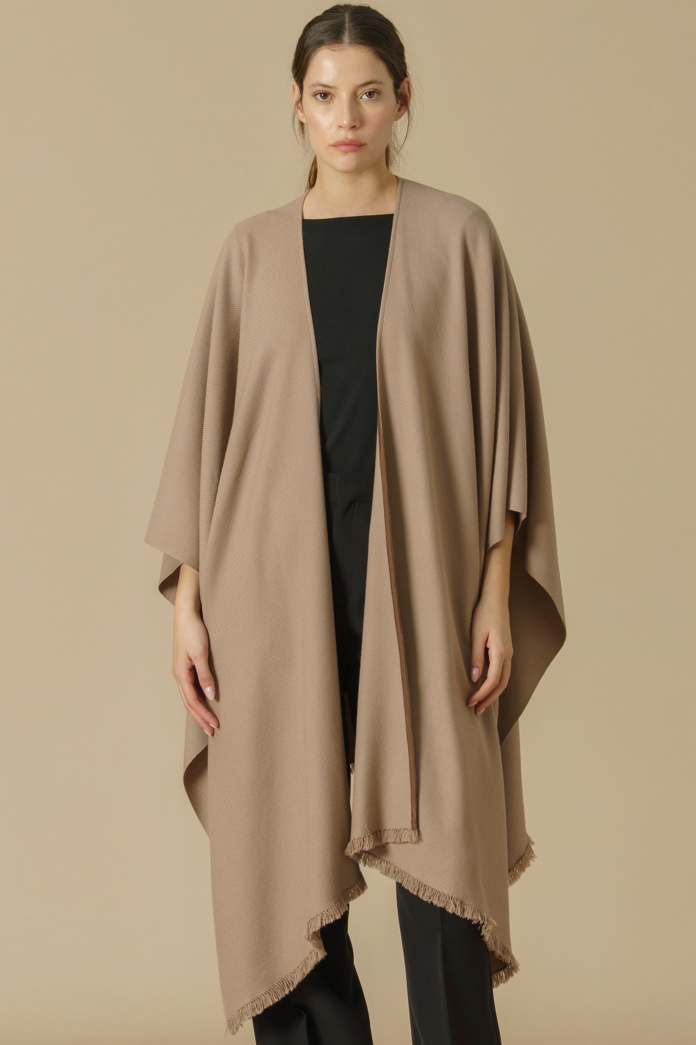 HAUSH RUANA - dark camel