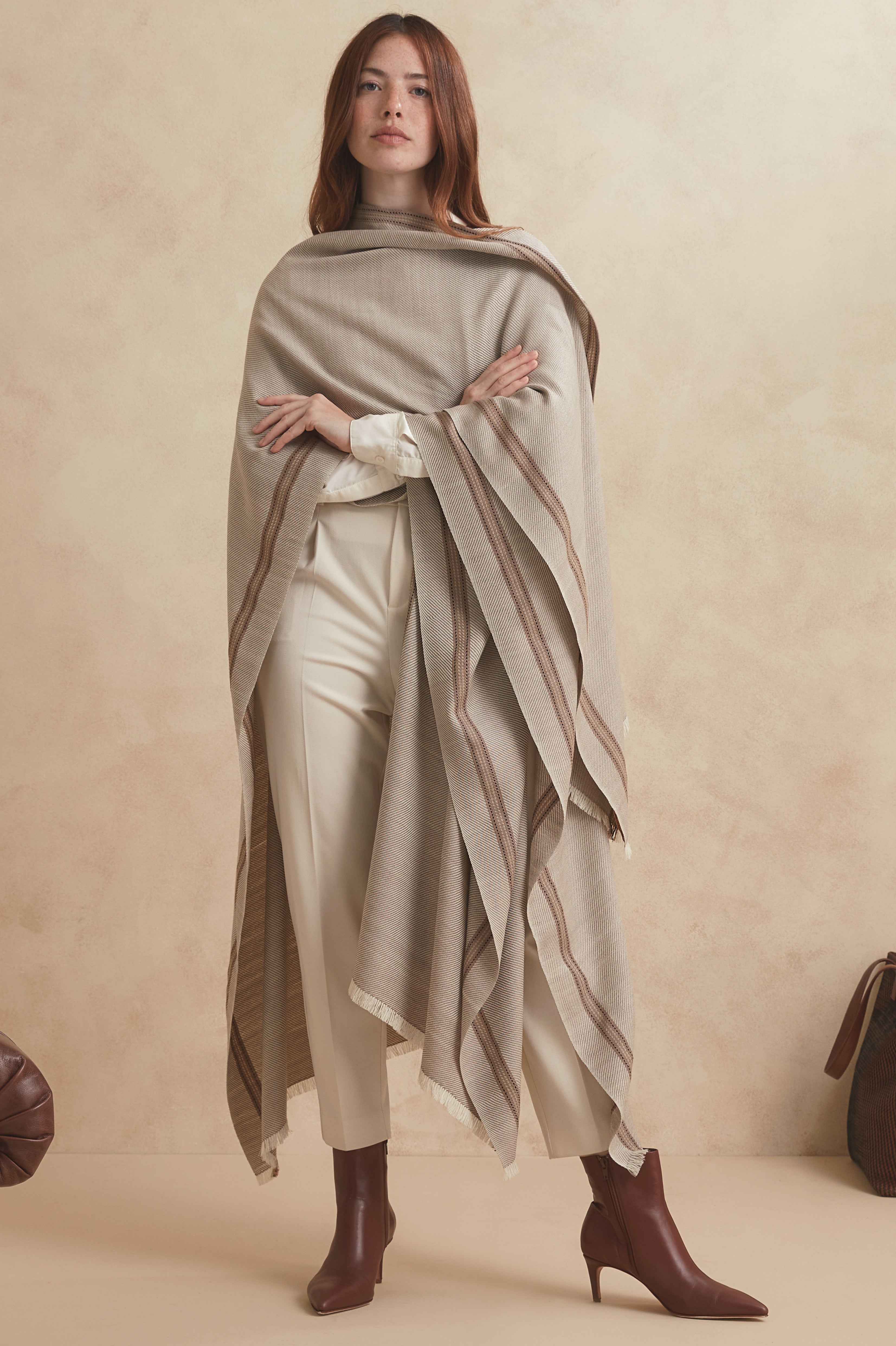 PAHUIL RUANA - cashmere camel