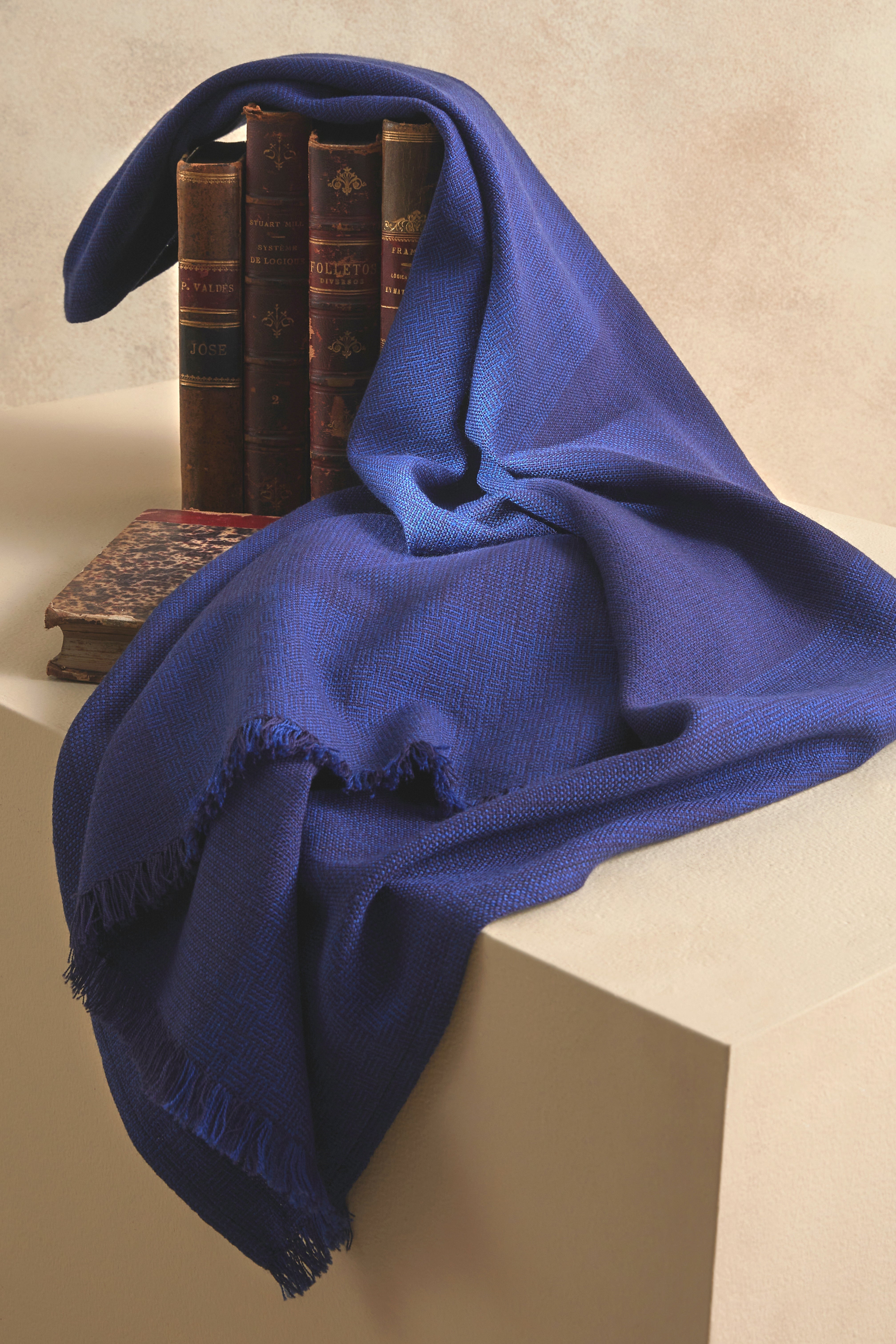 PONCHO BARRACÁN - azul