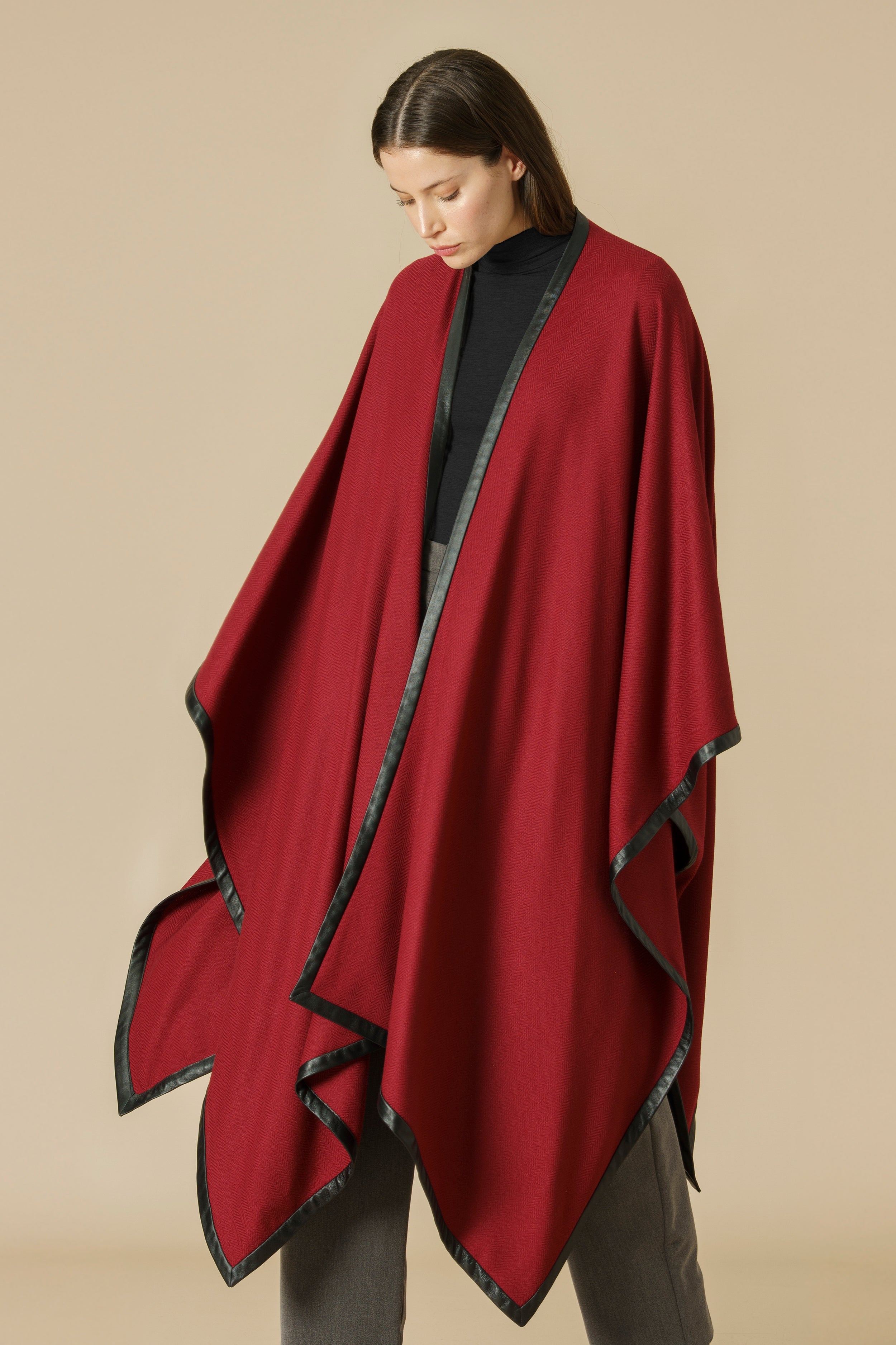 NASH CAPE - merlot