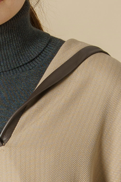 KOSHMENK PONCHO - camel