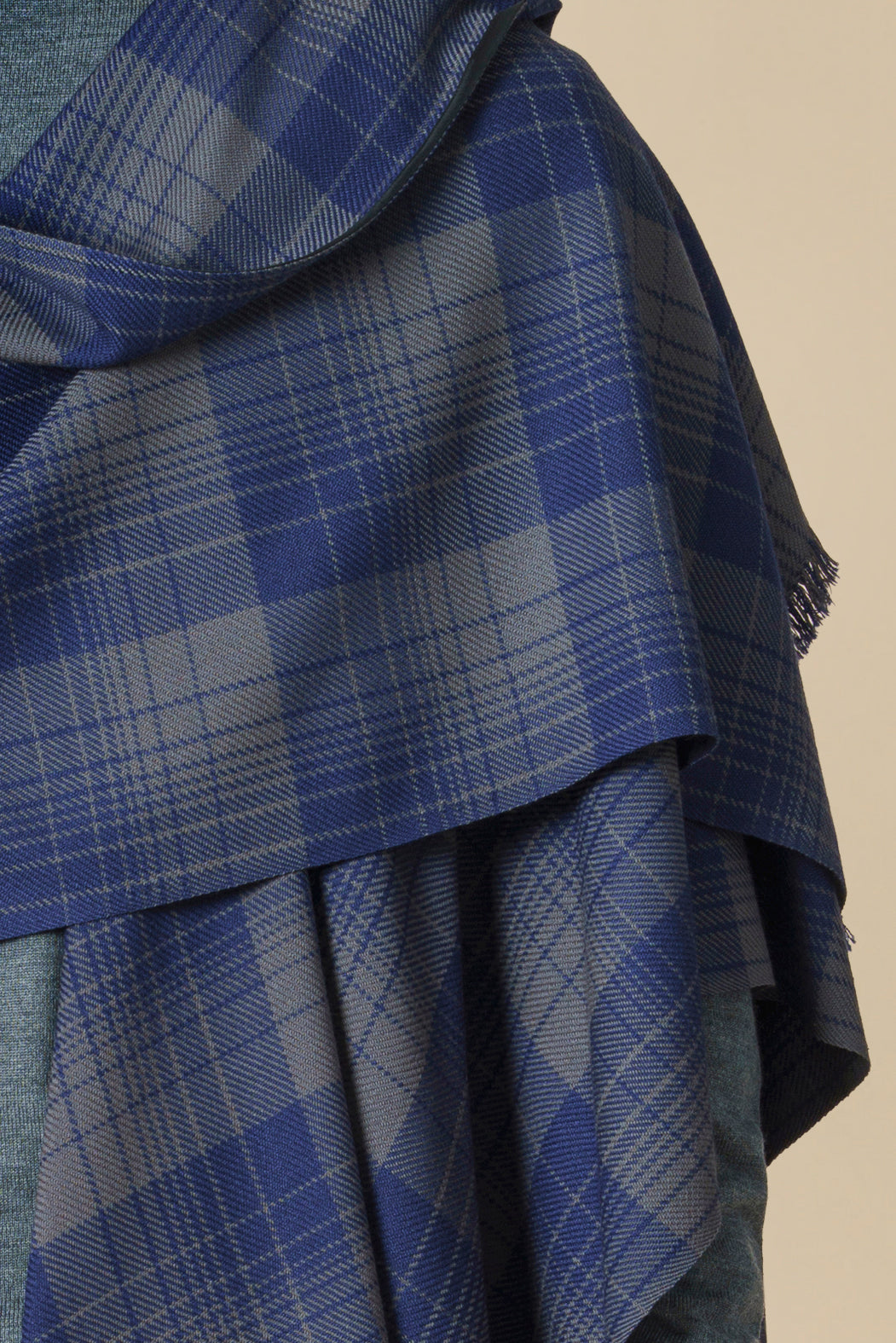 KILT RUANA - blue