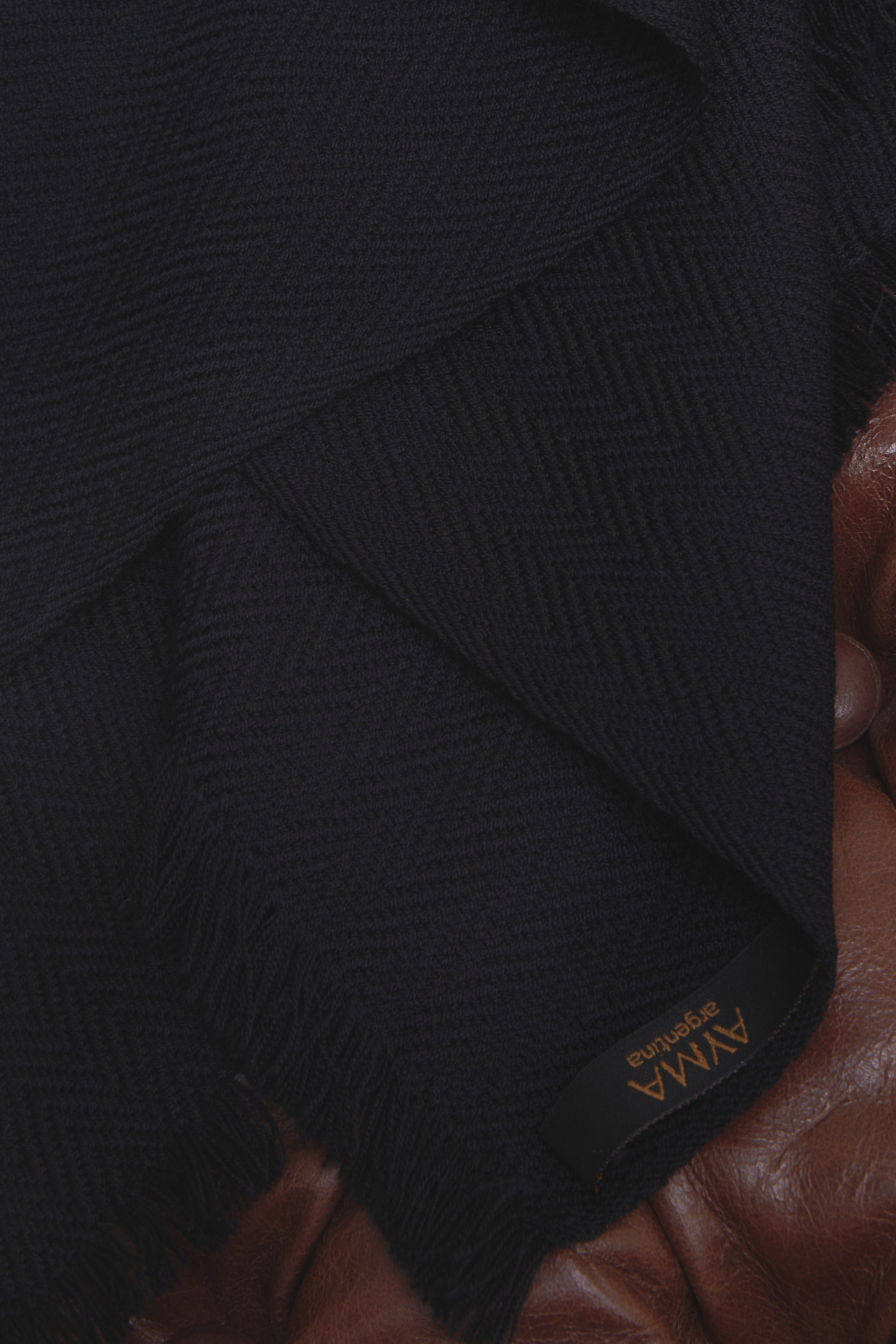 LAIKUM PONCHO - black