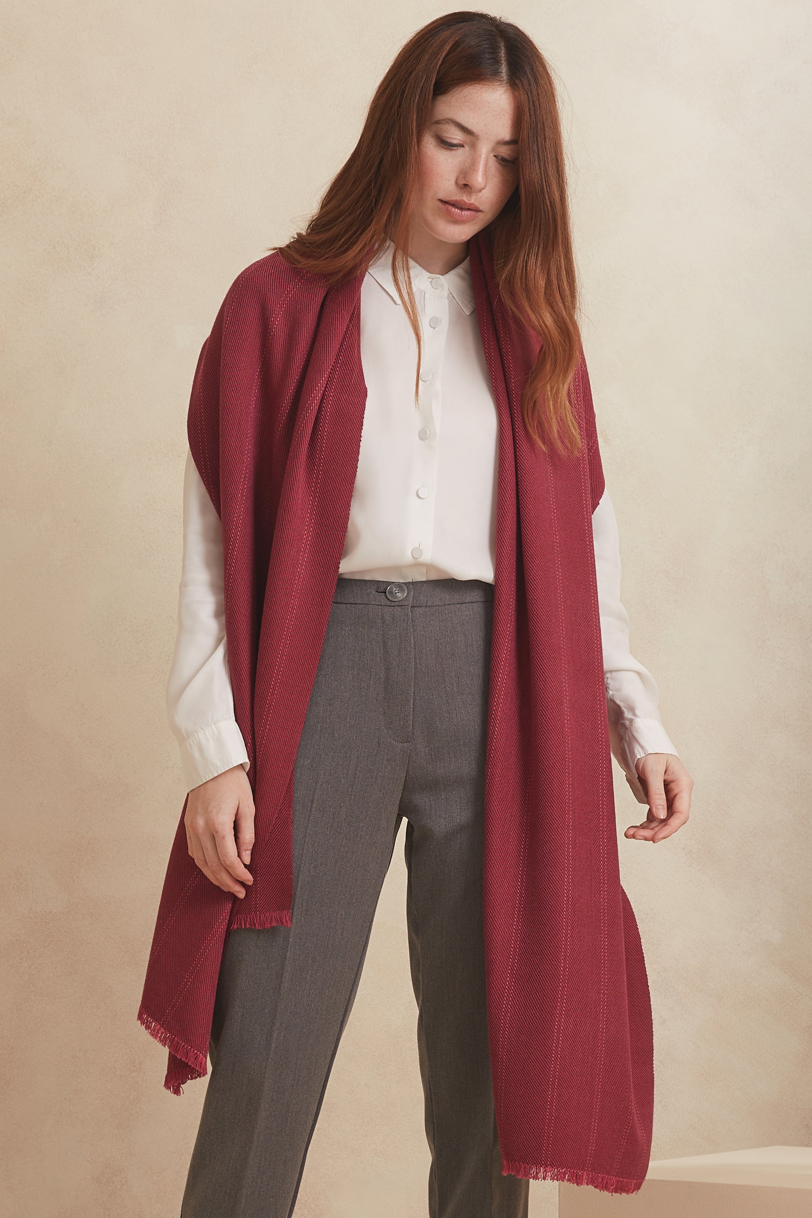 PATAGONIAN MANTLE - fuxia