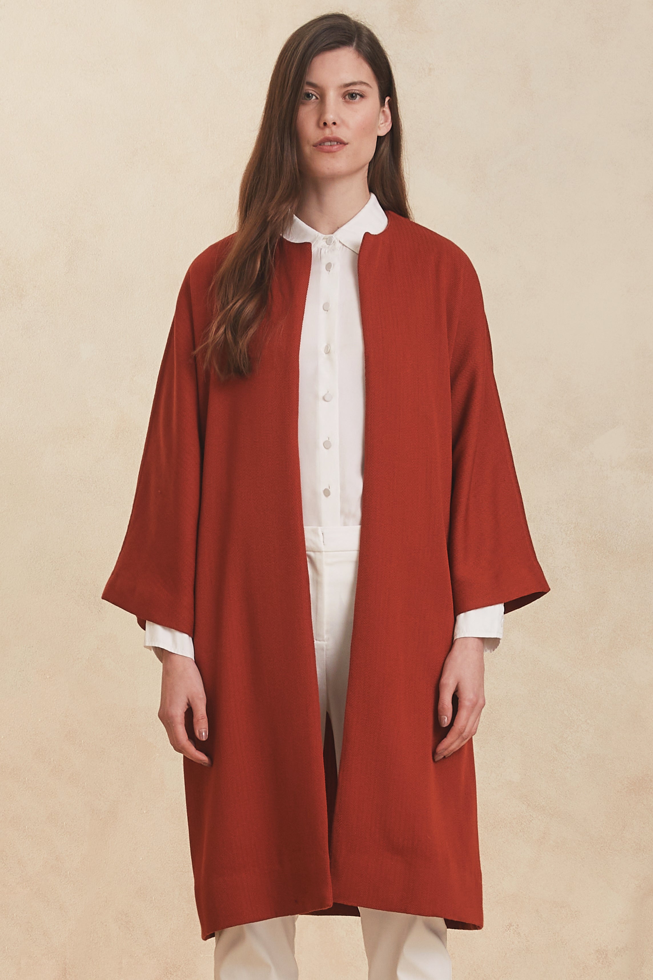 KEOKEN TUNIC - terracotta