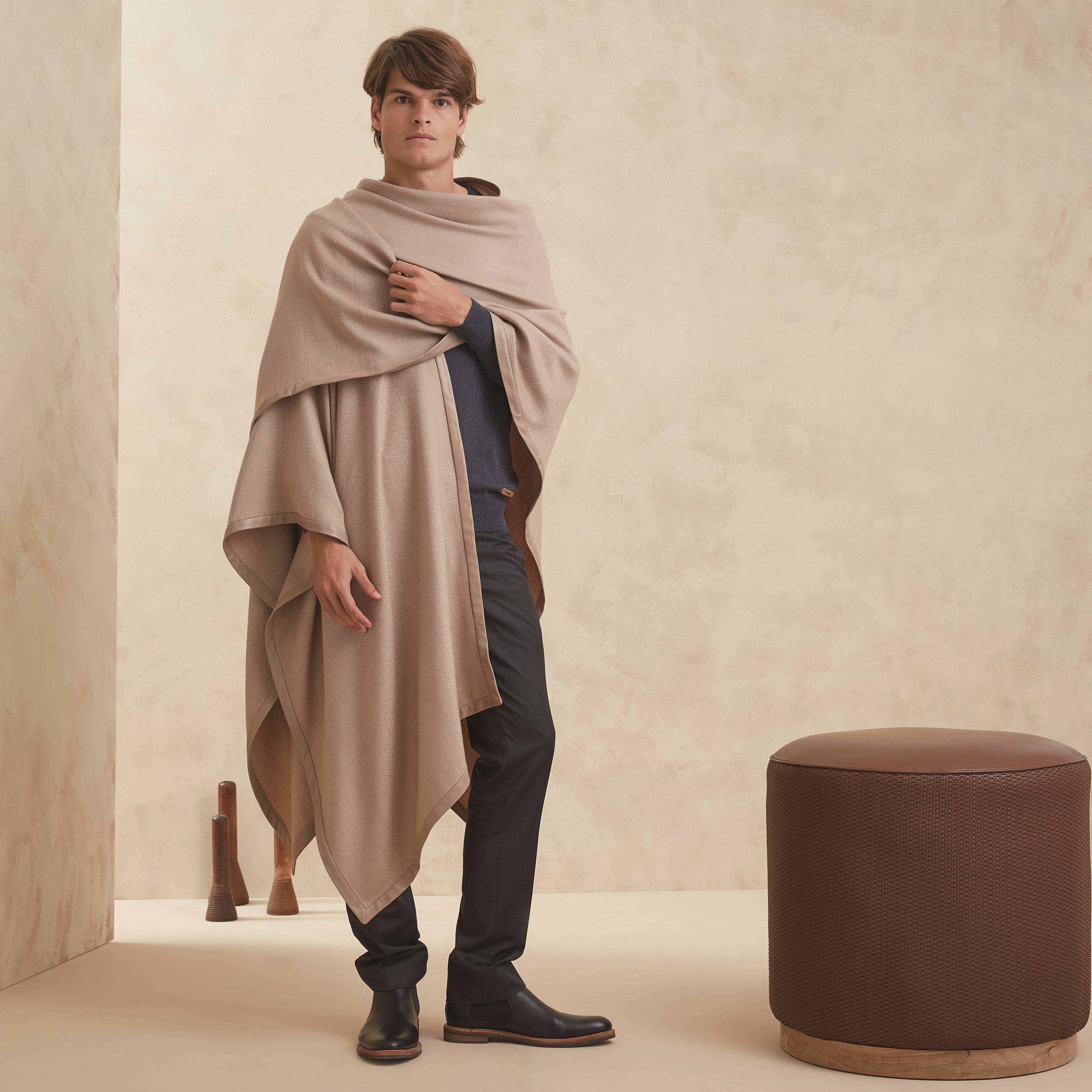 KAI CAPE - camel fiber