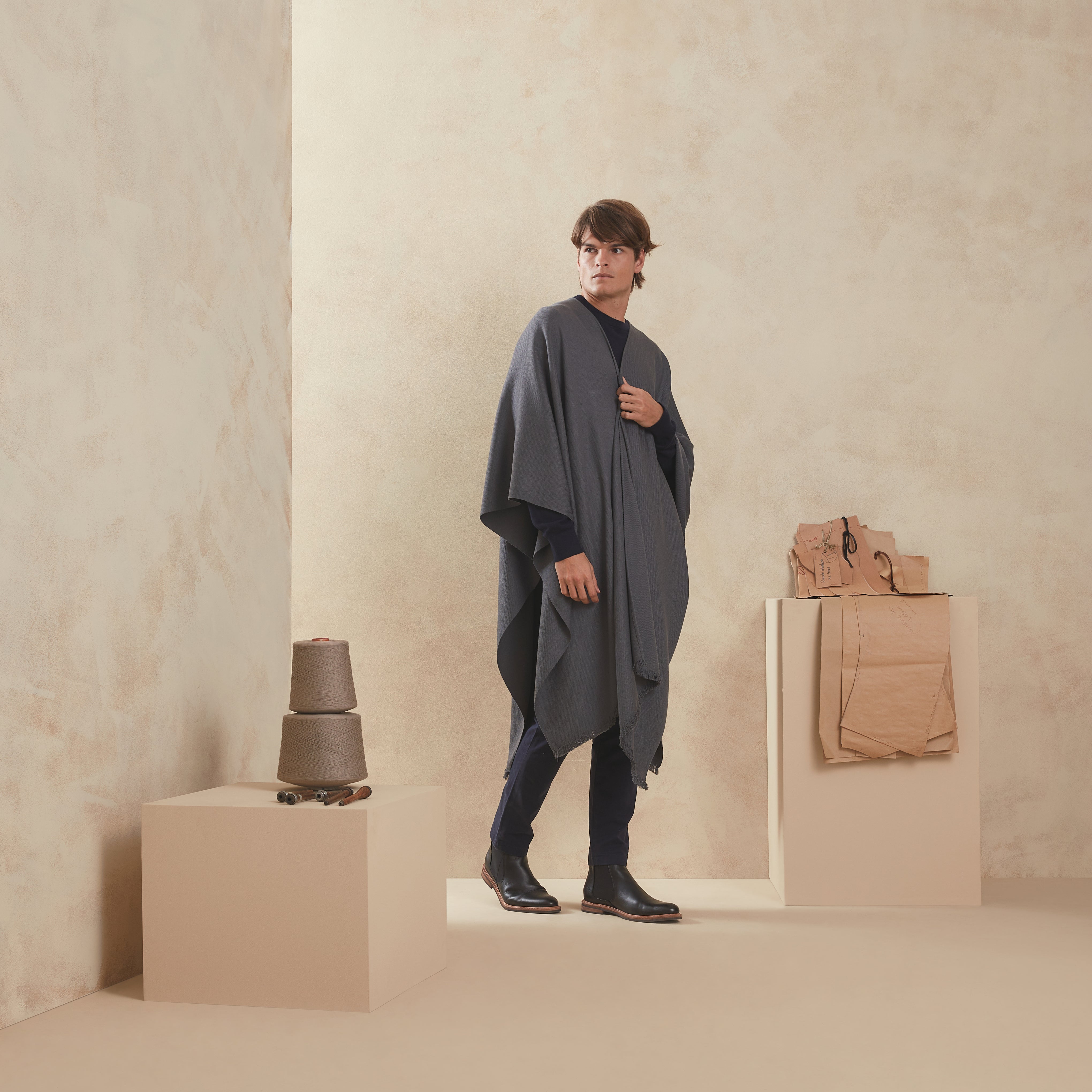 KOSTEN CAPE - grey