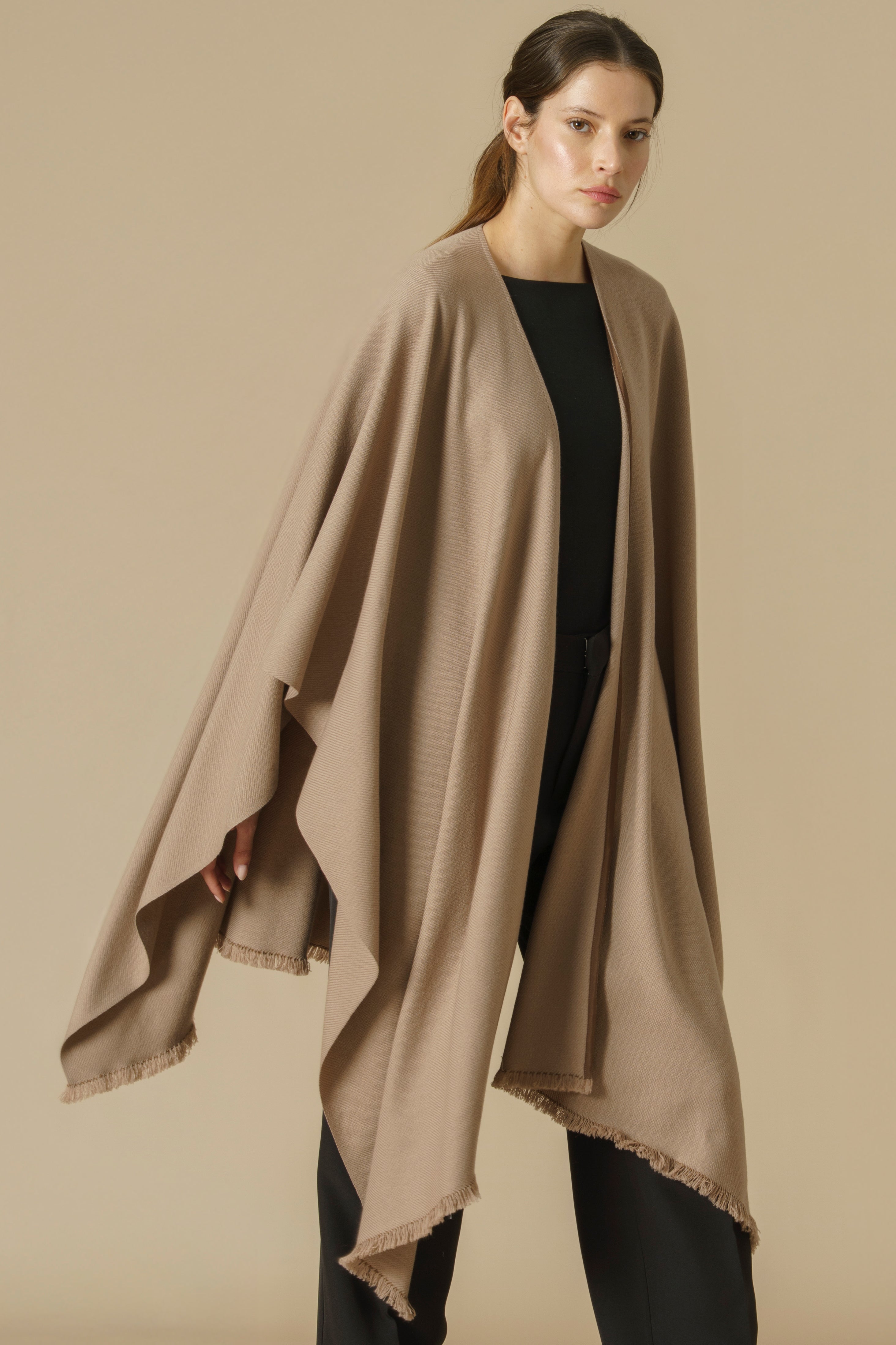 HAUSH RUANA - dark camel
