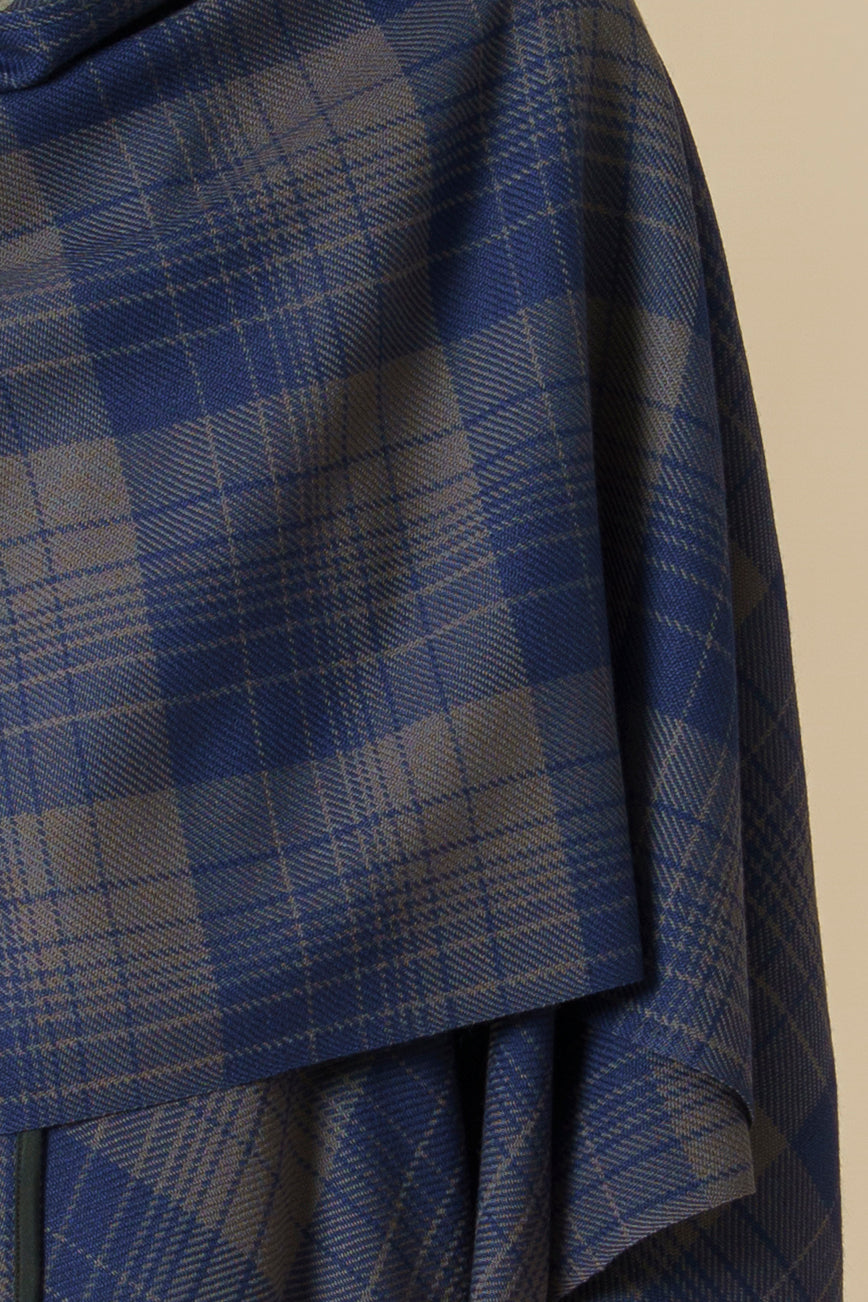 KILT RUANA - blue