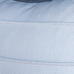 PATAGONIAN WOOL CUSHION - pearl grey & deep grey