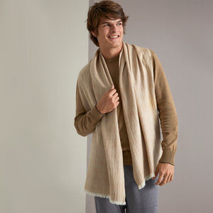 STOLE - guanaco & cashmere