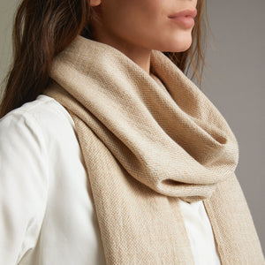 STOLE - guanaco & cashmere